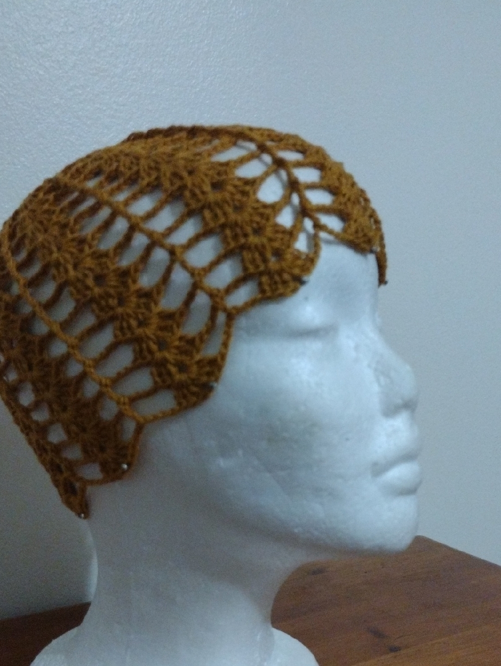 Handmade Crochet Decorative Mesh Hat